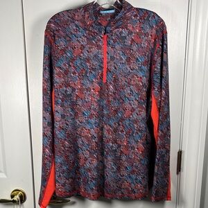 PGA TOUR Women's Long Sleeve Sun Protection Performance Pullover Shirt XXL